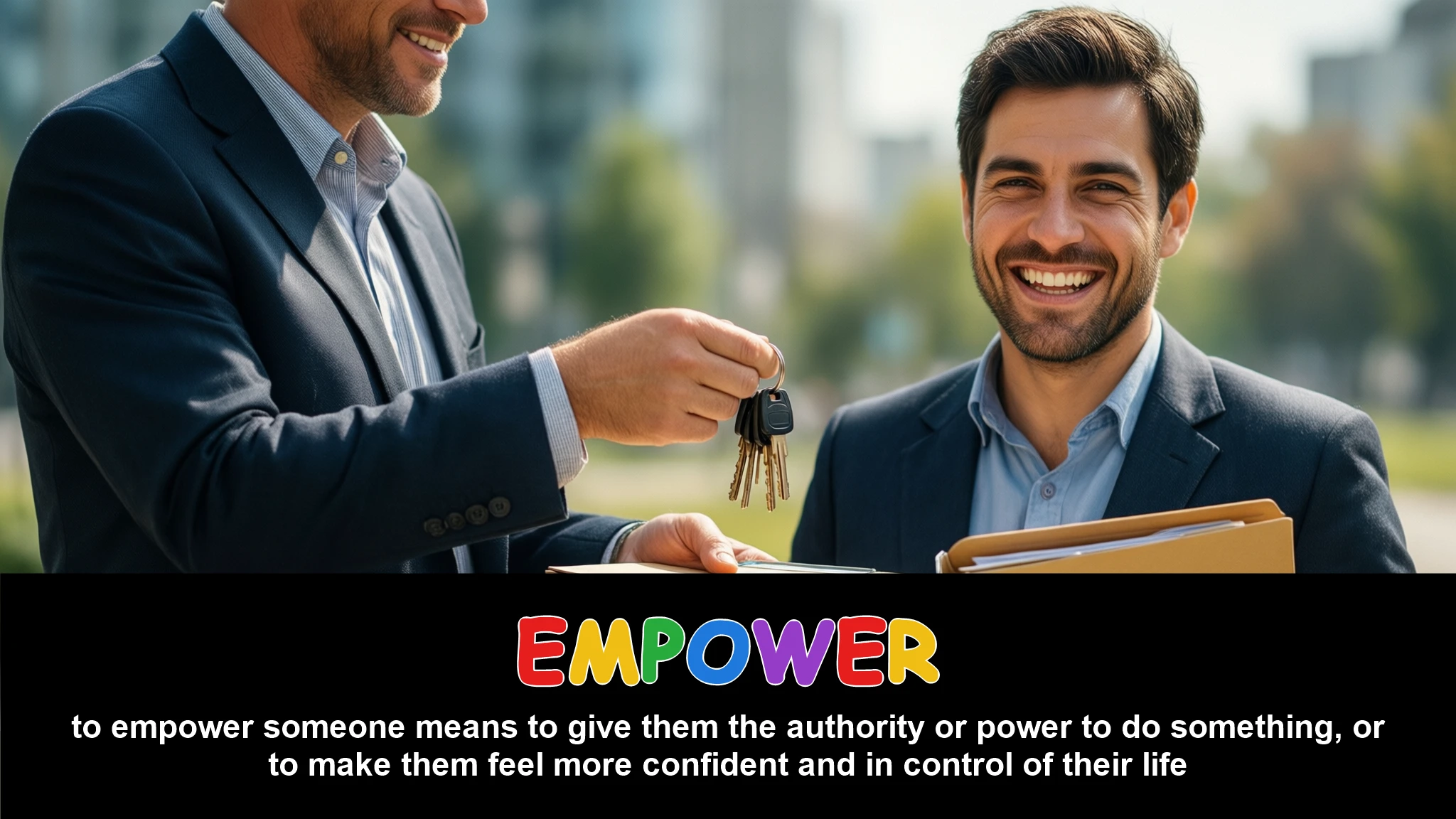 English Illustration for empower
